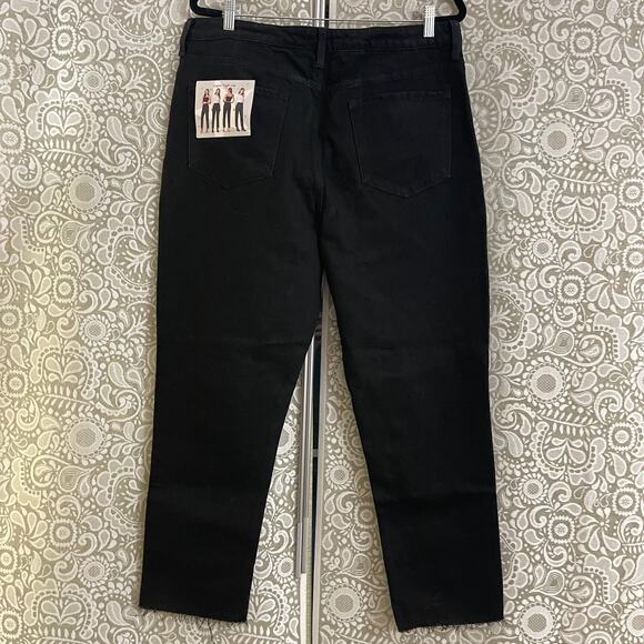 Star Rhinestone Party Straight Leg Jeans New - Picture 6 of 6